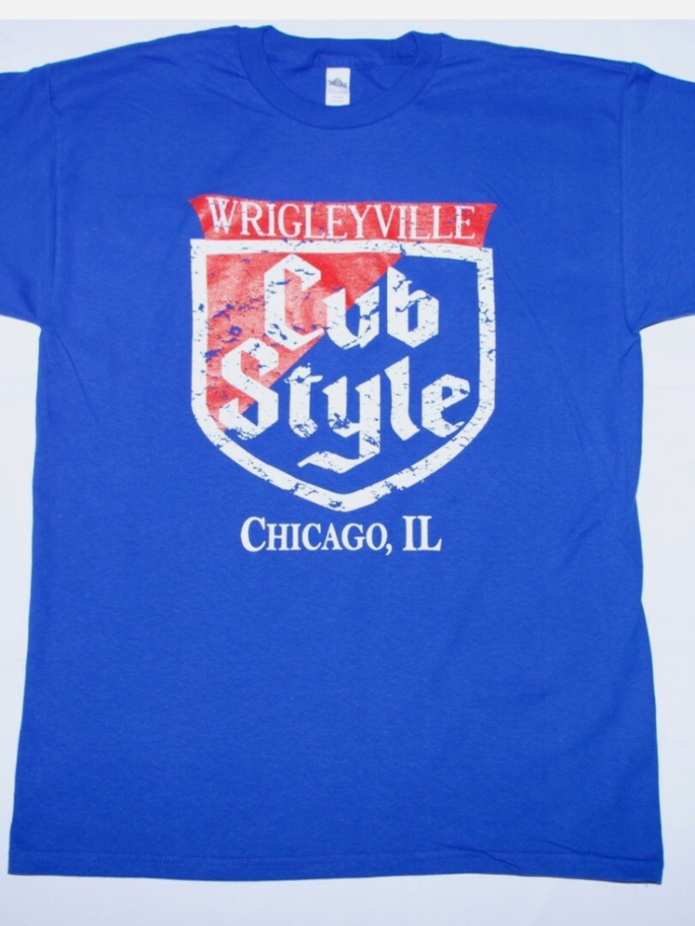 Chicago Cubs "Cub Style" wrigleyville blue tshirt